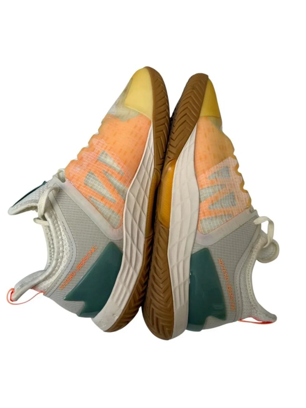 Adidas Adizero Ubersonic Parley Womens 9.5  Sneakers Yellow Tennis Shoes